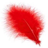 Dyed Full Marabou - RED